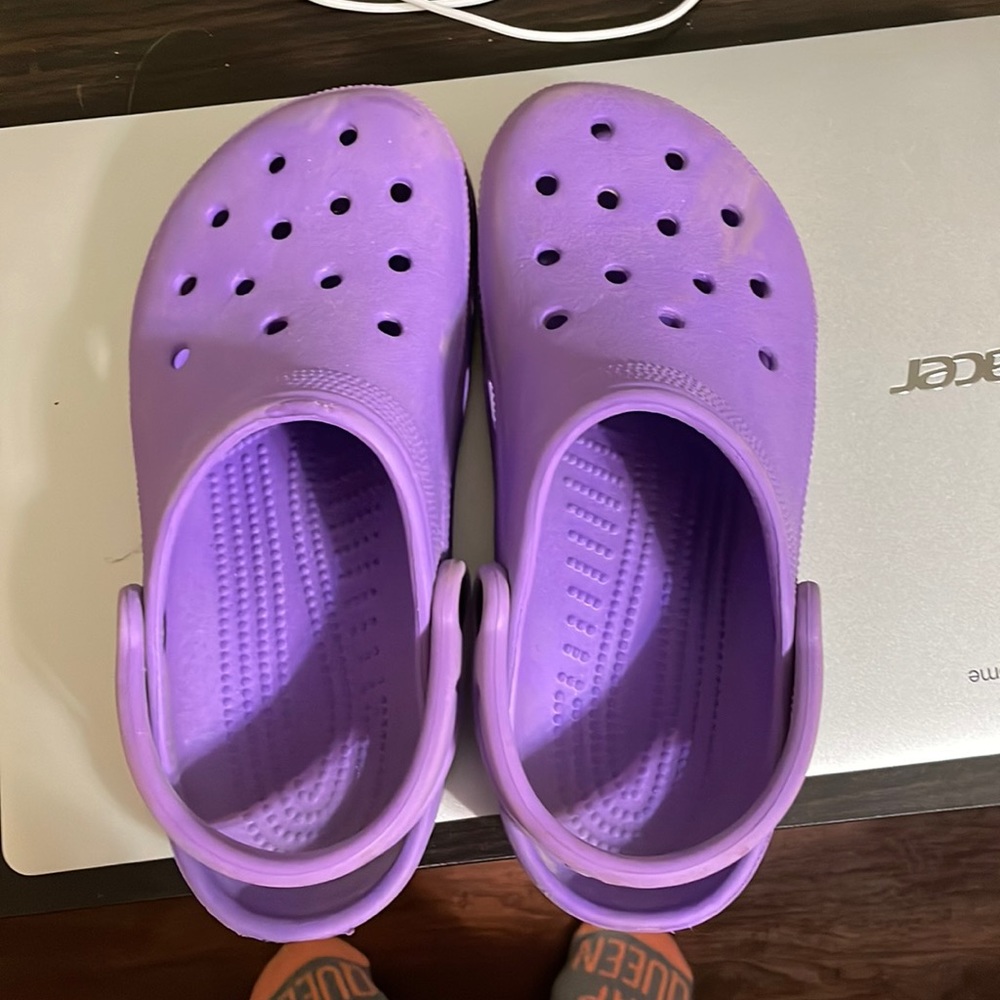 Crocs, lilac -purple womens size 7